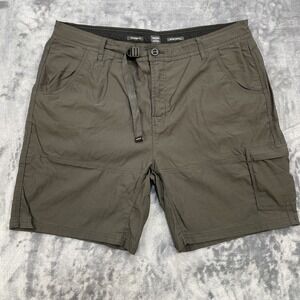 prAna Stretch Zion II Belted Cargo Shorts Men's Size 40 Inseam 8" Hiking